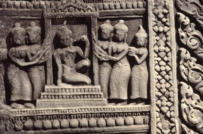 石の彫刻 作： Cambodian School